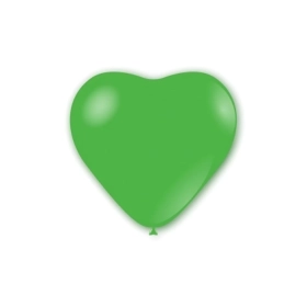 Palloncini cuore classic line pastello 17" (43cm) verde 22, 50pz.