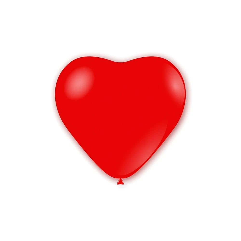 Palloncini cuore classic line pastello 17" (43cm) rosso 28, 50pz.