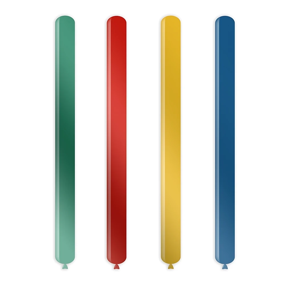 Palloncini modellabili D4 260 classic line metallizzati assortiti, 100pz.