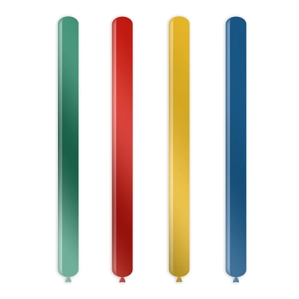 Palloncini modellabili D4 260 classic line metallizzati assortiti, 100pz.