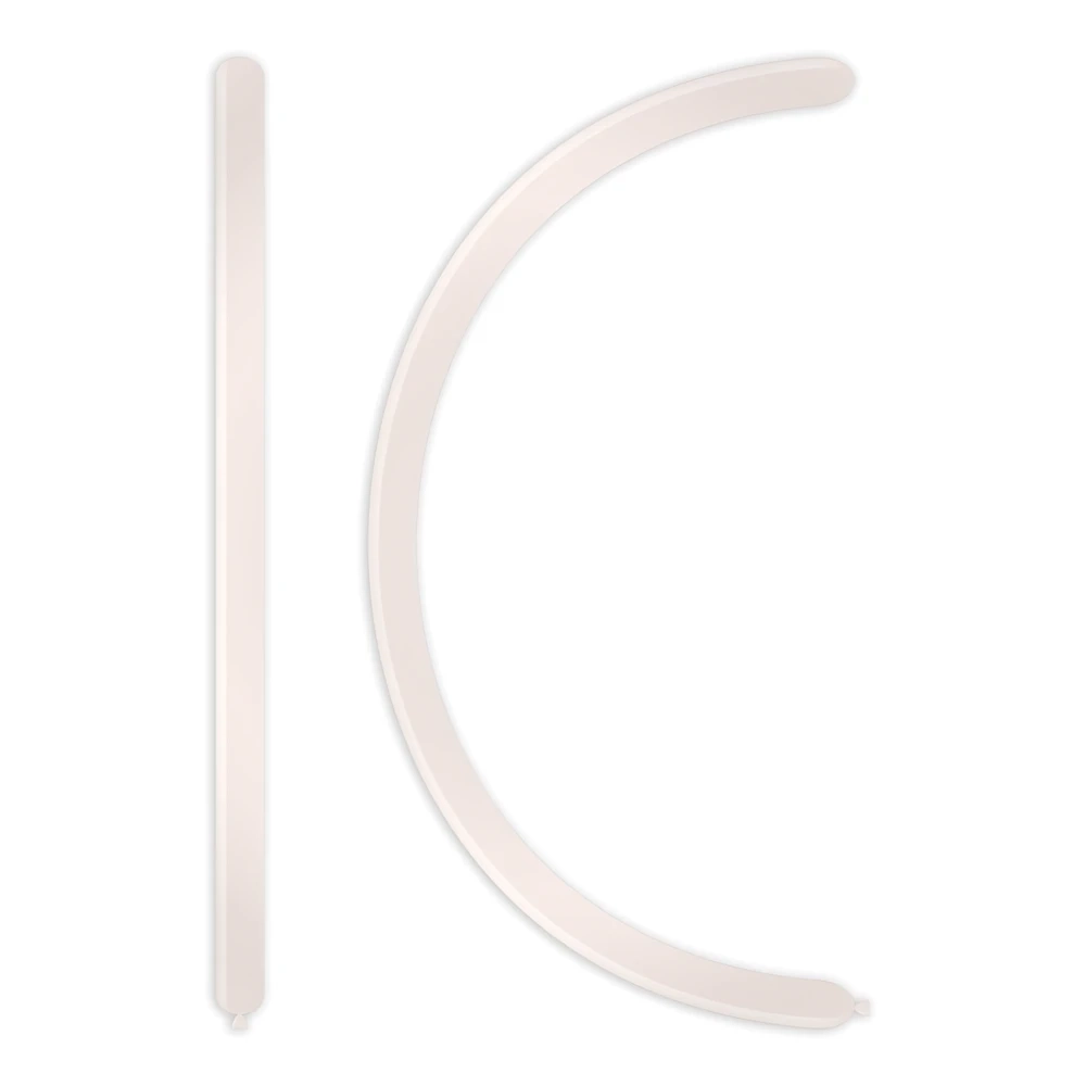 Palloncini modellabili D2 160 classic line metallizzati perla 60, 100pz.