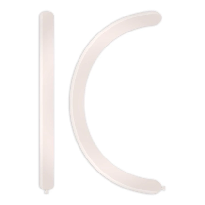 Palloncini modellabili D4 260 classic line metallizzati perla 60, 100pz.