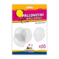 Palloncini classic line cristallo 10" (26cm) trasparente 57, 20pz.