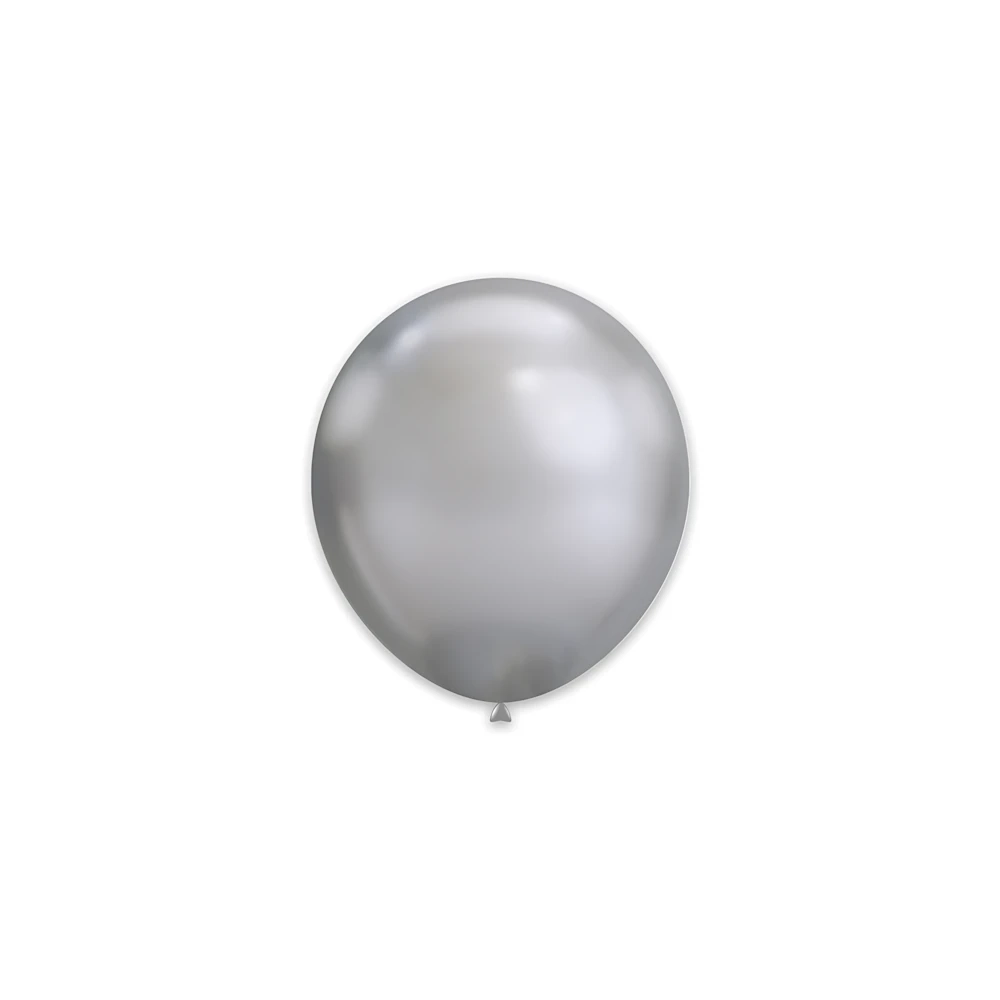 Palloncini classic line Cromati 5" (13cm) argento 89, 100pz.