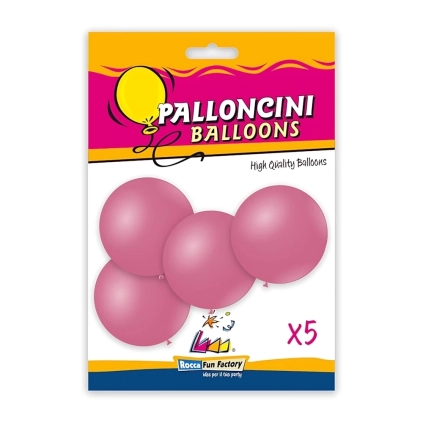 Palloncini classic line pastello 15" (38cm) rosa 26, 5pz.