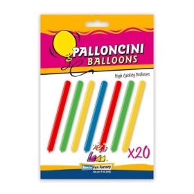 Palloncini modellabili D4 260 classic line pastello colori assortiti, 20pz.