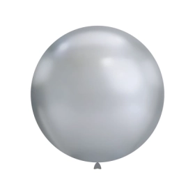 Palloncini classic line Cromati 33" (86cm) argento 89, 1pz.