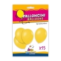 Palloncini classic line pastello 12" (30cm) giallo 11, 15pz.