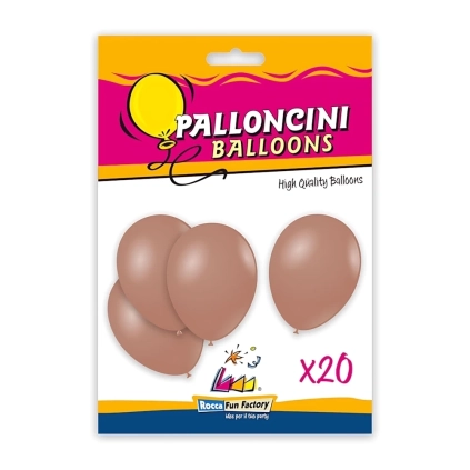 Palloncini classic line metallizzati 10" (26cm) rosa gold 81, 20pz.