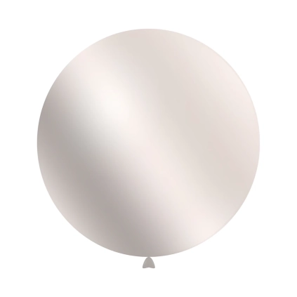 Palloncini classic line metallizzati 40" (100cm) perla 60, 10pz.