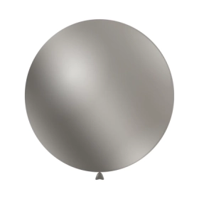 Palloncini classic line metallizzati 40" (100cm) argento 68, 10pz.