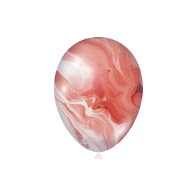 Palloncini classic line marmorizzato 12" (30cm) rosso 110, 100pz.