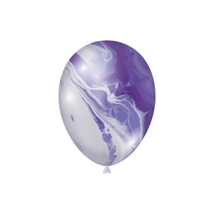 Palloncini classic line marmorizzato 12" (30cm) lilla 111, 100pz.