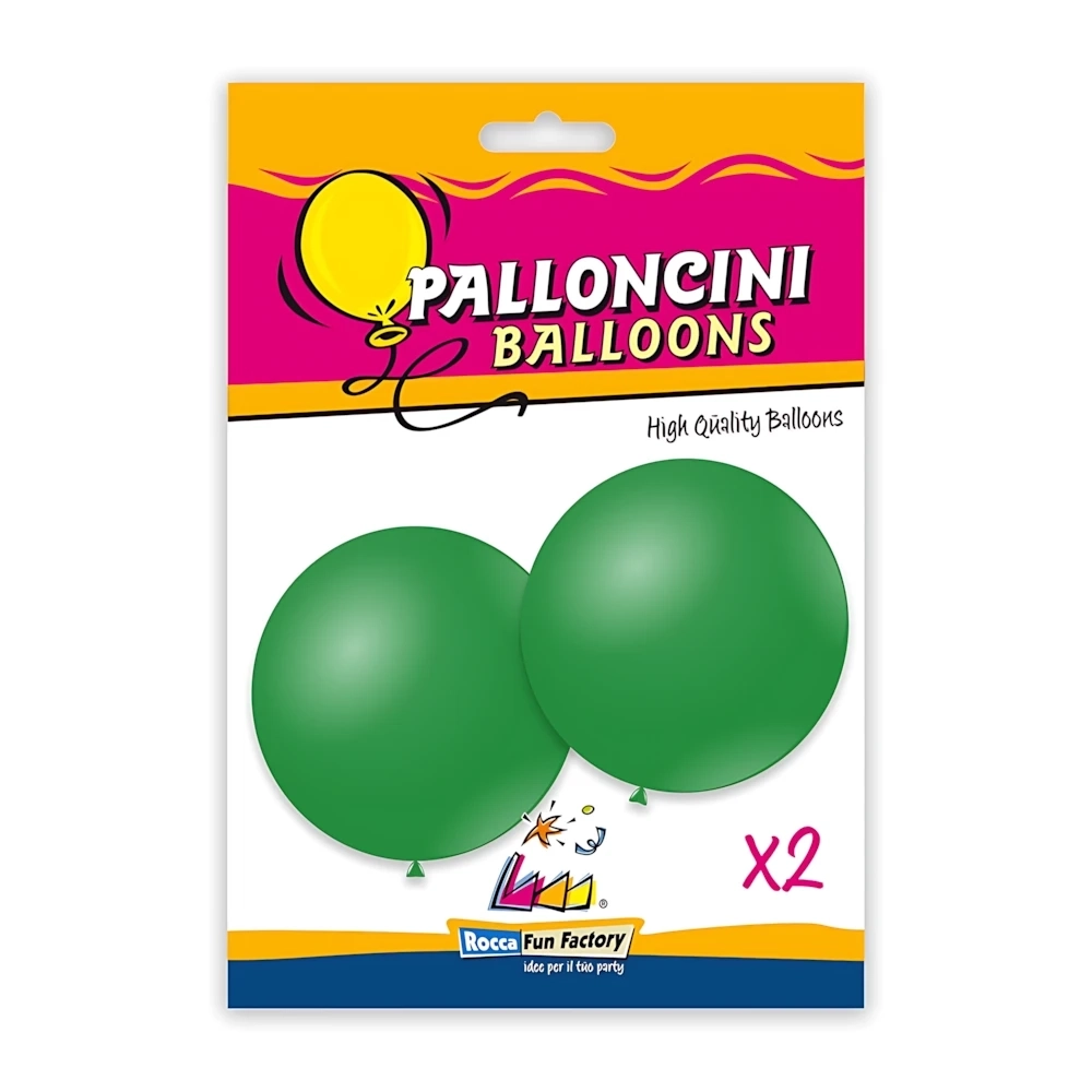 Palloncini classic line pastello 33" (86cm) verde bottiglia 13, 2pz.