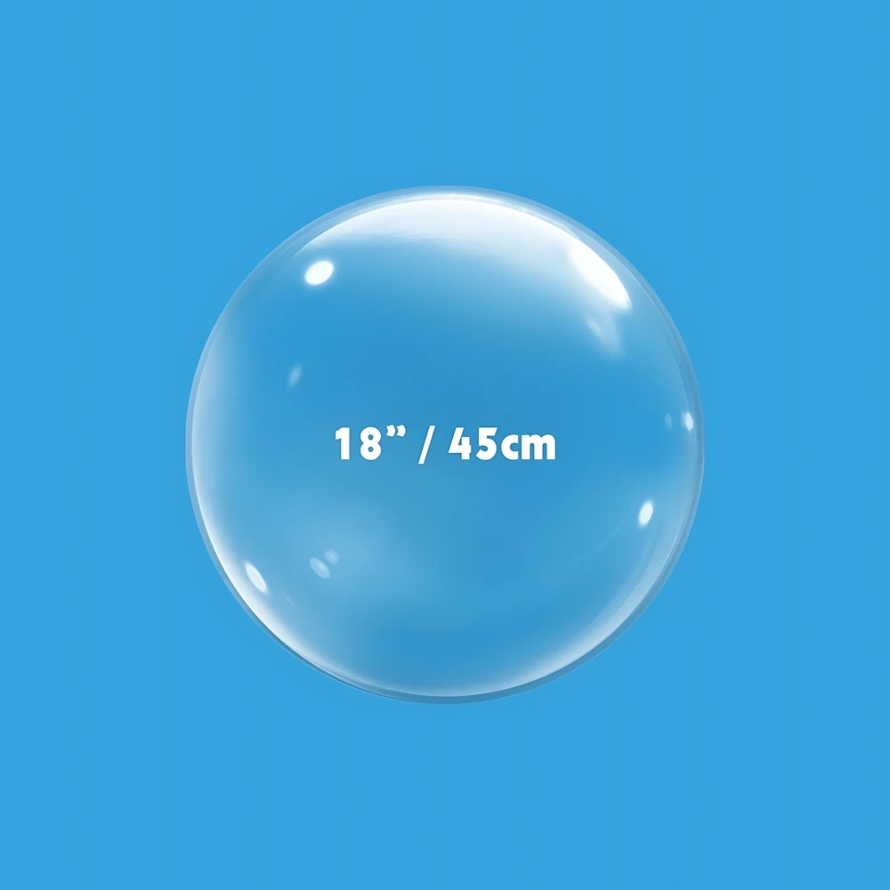 Palloncino Crystal B-Loon  18" (45cm), 1pz.