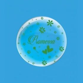Palloncino Deco B-Loon Promessa  Stampa Verde  24" (60cm), 1pz.
