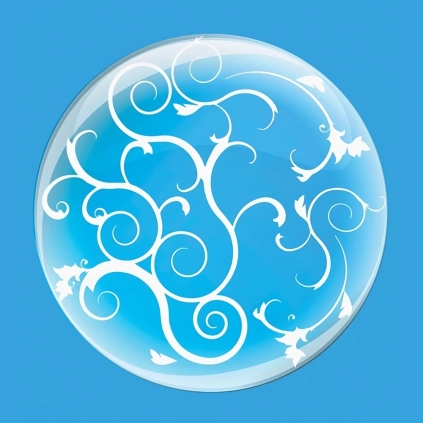 Palloncino Deco B-Loon 36" Filigrana Stampa Bianca  36" (91cm), 1pz.