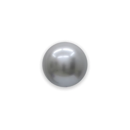 Palloncini Chrome B-Loon 10" Argento  10" (25cm), 5pz.