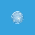 Palloncini Deco B-loon Stampa Fiocchi di Neve 10"  10" (25cm), 5pz.