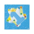 Tovaglioli Primo Compleanno Azzurro 33x33cm, 20pz.