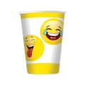 Bicchieri Mix Emoticons 200cc, 8pz.