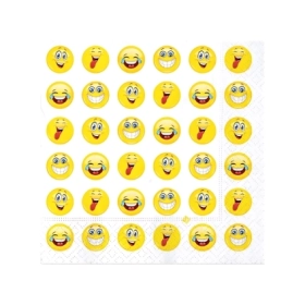 Tovaglioli Mix Emoticons 33x33cm, 20pz.