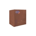 Tovaglioli Marrone 25x25cm 2 veli, 100pz.