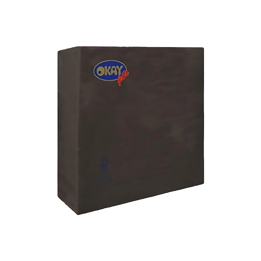 Tovaglioli Neri 33x33cm 2 veli, 50pz.
