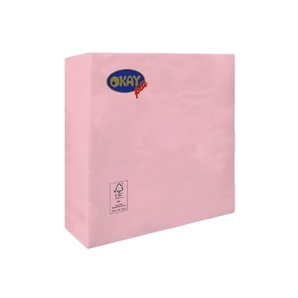 Tovaglioli Rosa Shocking 33x33cm 2 veli, 50pz.