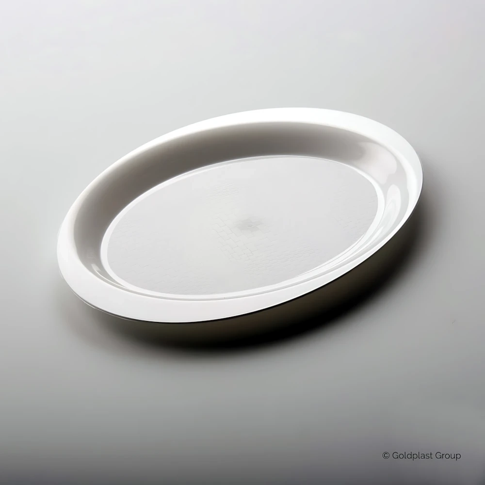 Piatti Cocktail bianco lungo 18,5cm, 50pz.