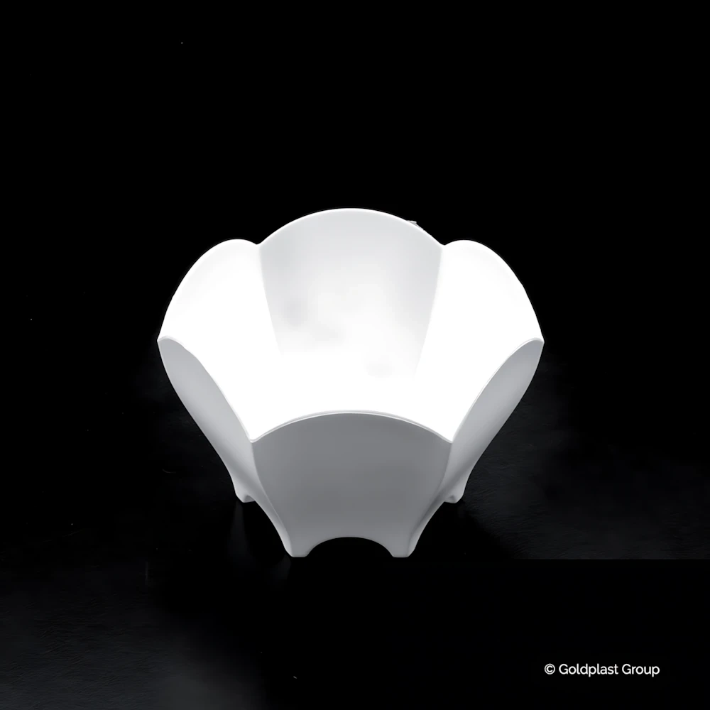 Bicchierini coppette Tulipano Bianco 70cc, 25pz.