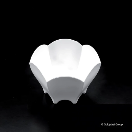 Bicchierini coppette Tulipano Bianco 70cc, 25pz.