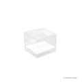 Coppette Cube trasparenti 60cc, 15pz.