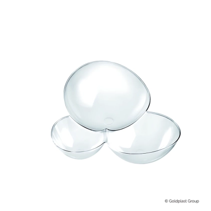 Coppette coppette Molecola trasparenti 100cc, 25pz.