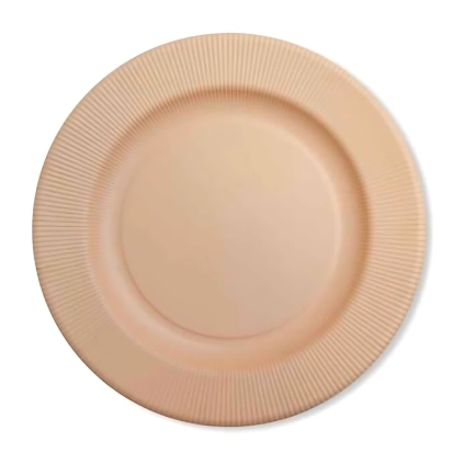 Sottopiatti Pesca a righe 32,4cm, 4pz.