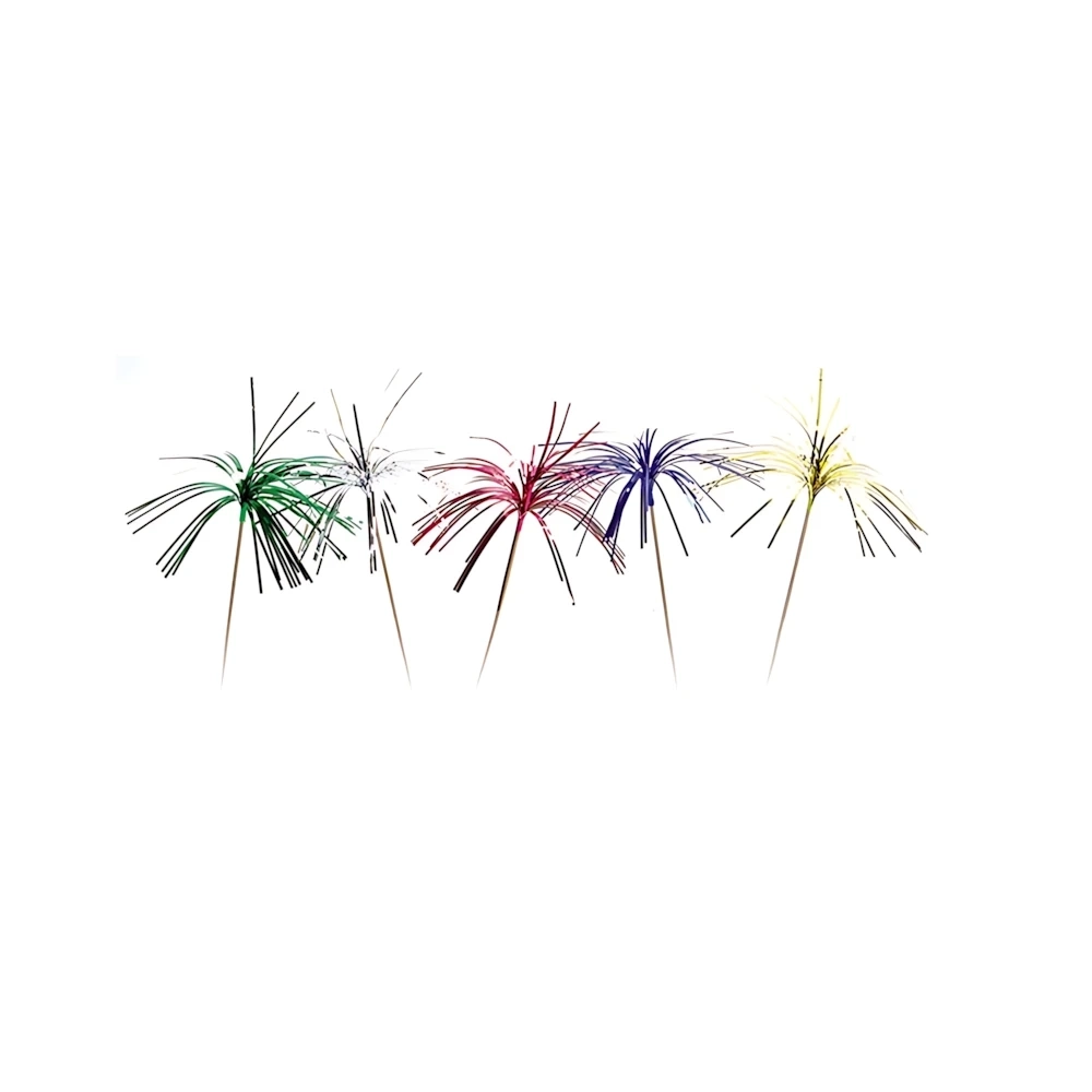 Picks, stuzzicadenti Palme Metal 4x7cm, 8pz.