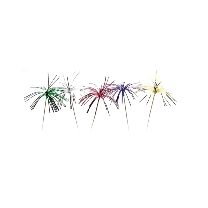Picks, stuzzicadenti Palme Metal 4x7cm, 8pz.
