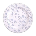Piatti Argento grandi in cartoncino compostabile, bordo pieghettato e stampa Natura 27cm, 8pz.