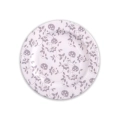 Piatti Taupe piccoli in cartoncino compostabile, bordo pieghettato e stampa Natura 21cm, 8pz.