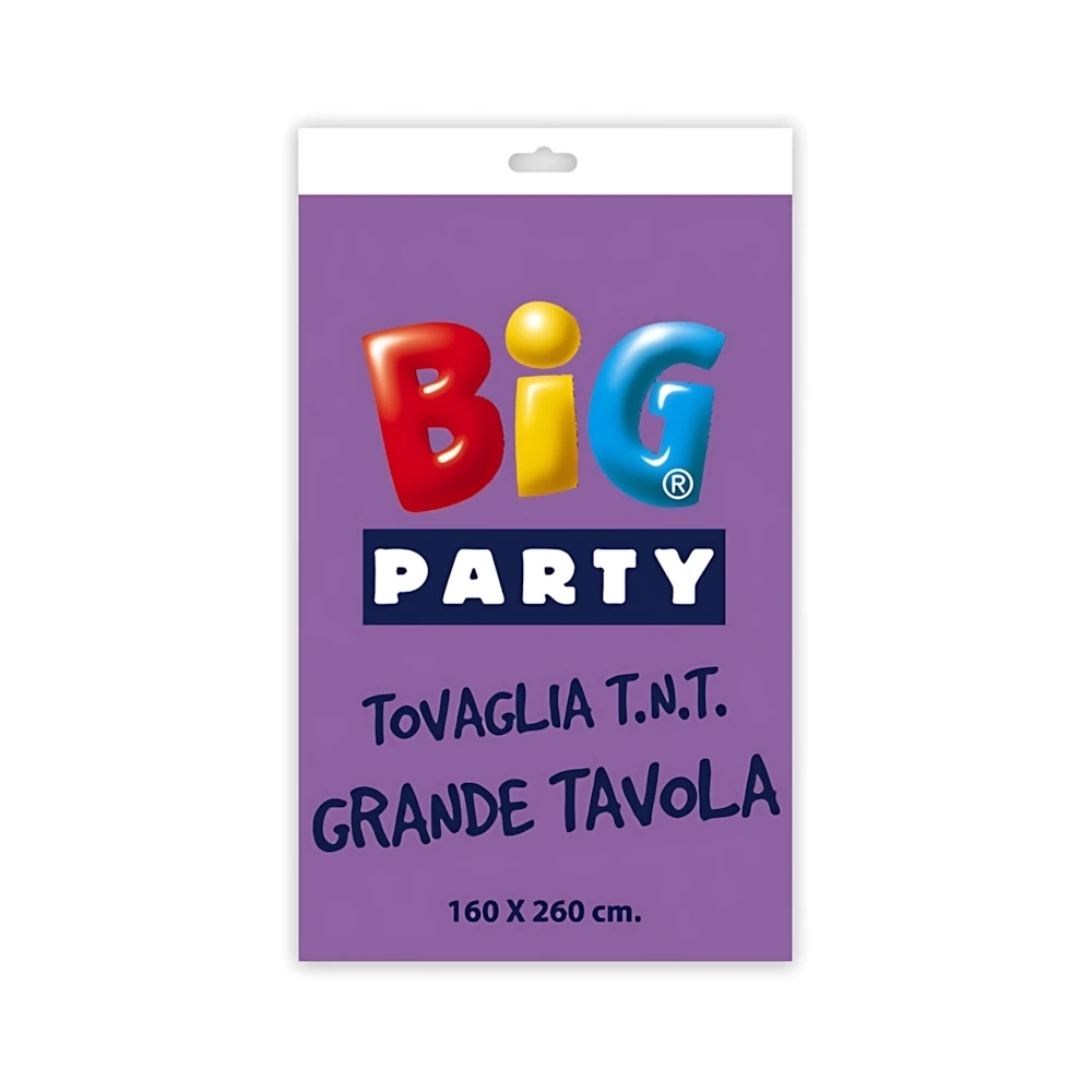Tovaglia glicine in TNT rettangolare 2,6x1,6m, 1pz.