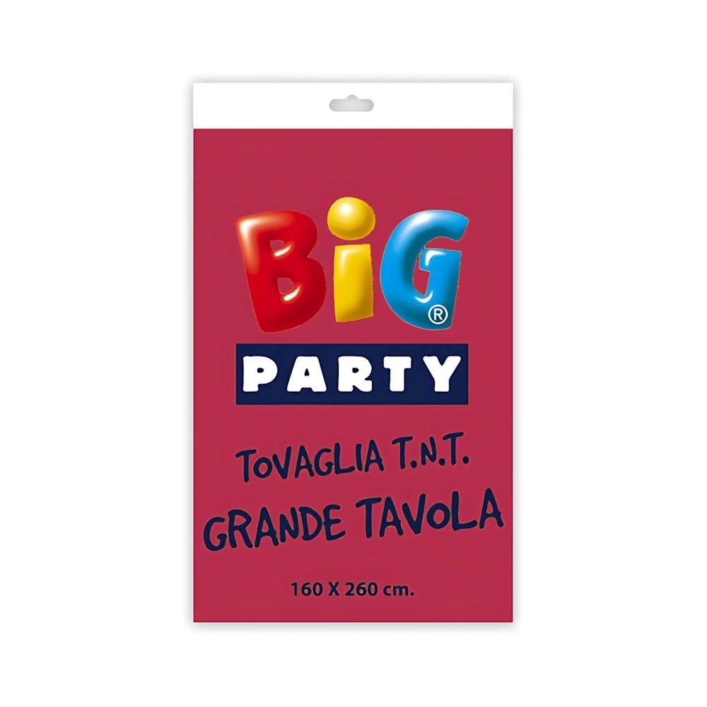 Tovaglia bordeaux in TNT rettangolare 2,6x1,6m, 1pz.