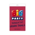 Tovaglia bordeaux in TNT rettangolare 2,6x1,6m, 1pz.