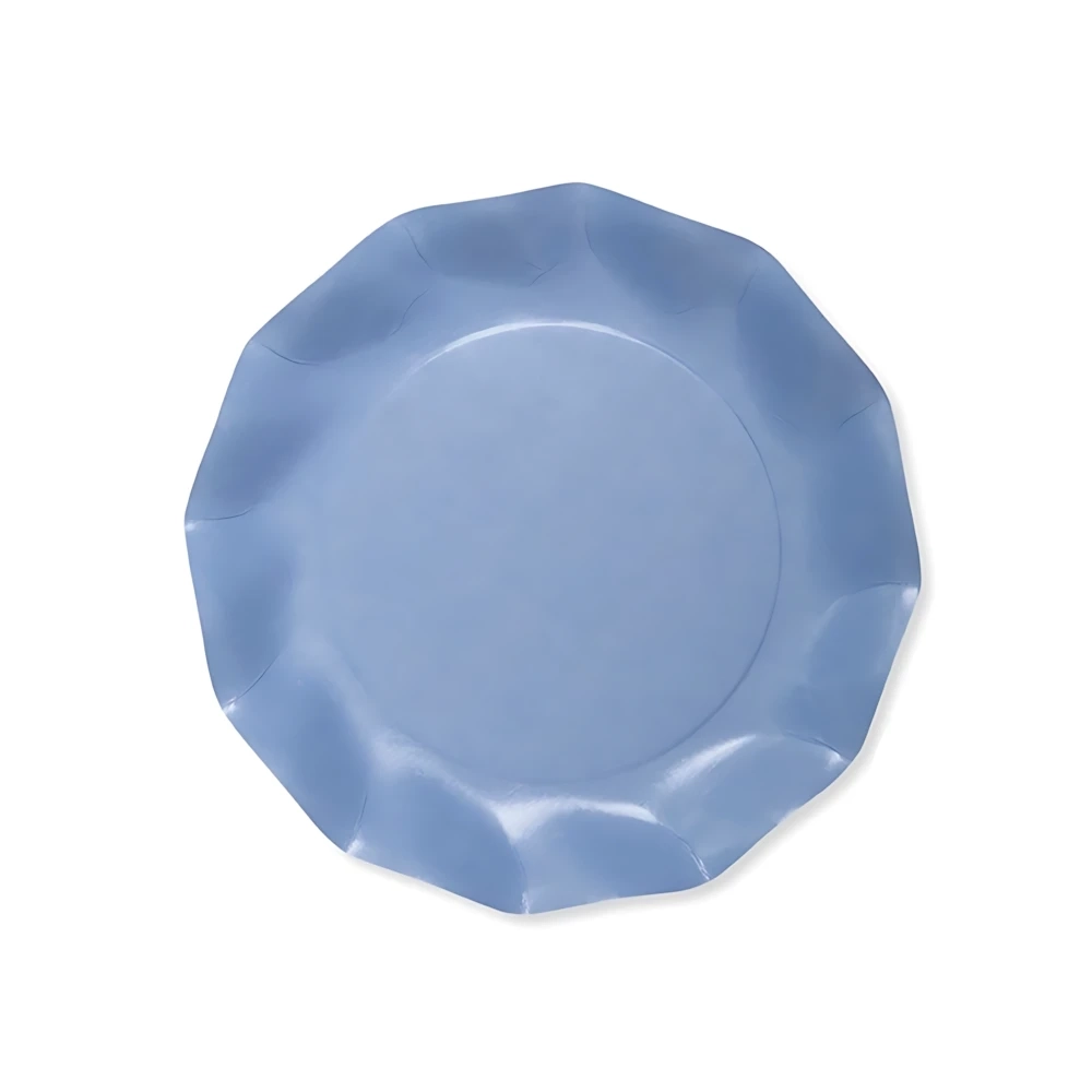 Piatti Carta da Zucchero piccoli compostabili 21cm, 20pz.
