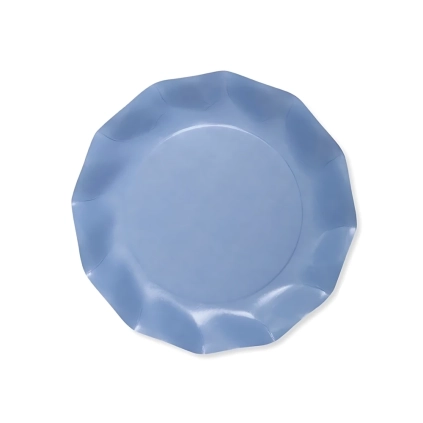 Piatti Carta da Zucchero piccoli compostabili 21cm, 20pz.