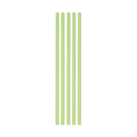 Cannucce Verde mela Ecolor in carta 20x0,5cm, 50pz.