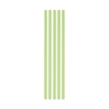 Cannucce Verde mela Ecolor in carta 20x0,5cm, 50pz.