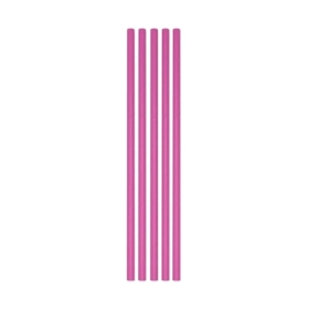 Cannucce Fuxia Ecolor in carta 20x0,5cm, 50pz.