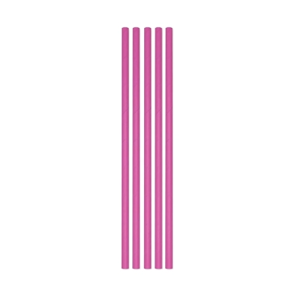 Cannucce Fuxia Ecolor in carta 20x0,5cm, 50pz.