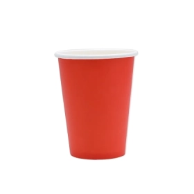 Bicchieri Rossi Ecolor 200cc in carta, 25pz.