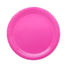 Piatti Fuxia Ecolor in carta 24cm, 25pz.